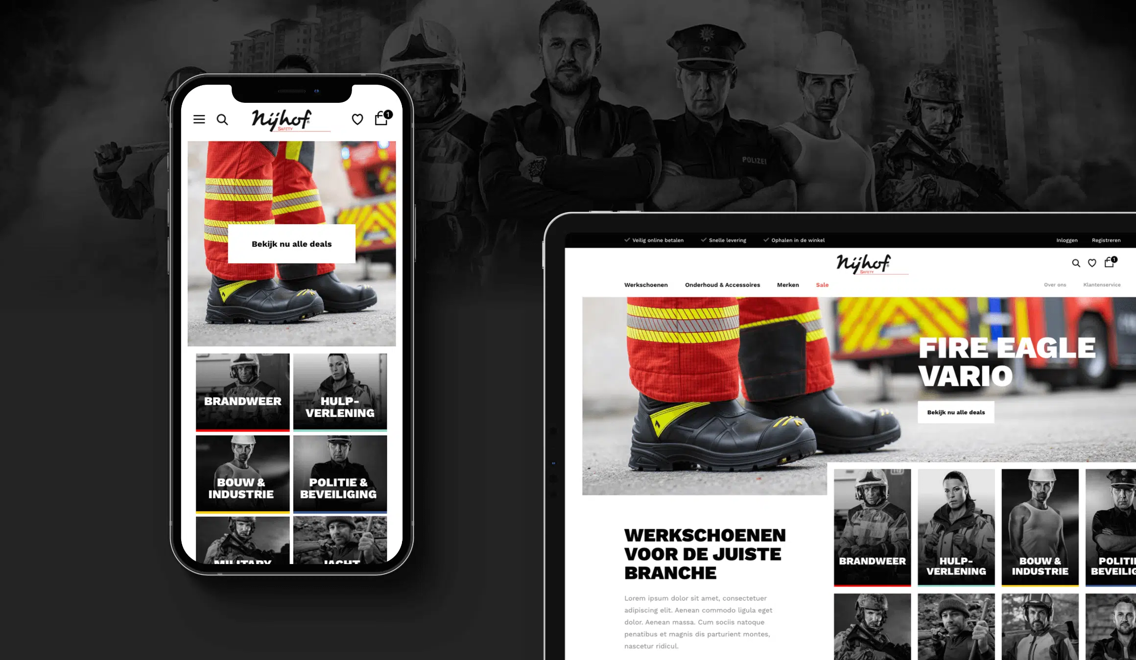 Nijhof responsive website