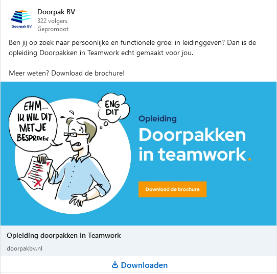 Doorpak remarketing LinkedIn