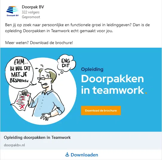 Doorpak remarketing LinkedIn