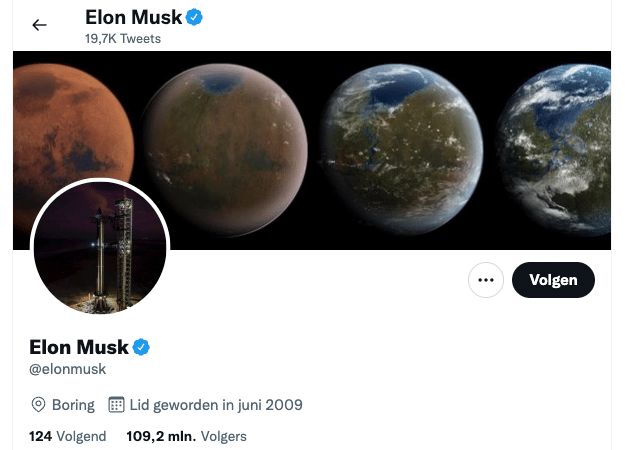Elon Musk koopt twitter