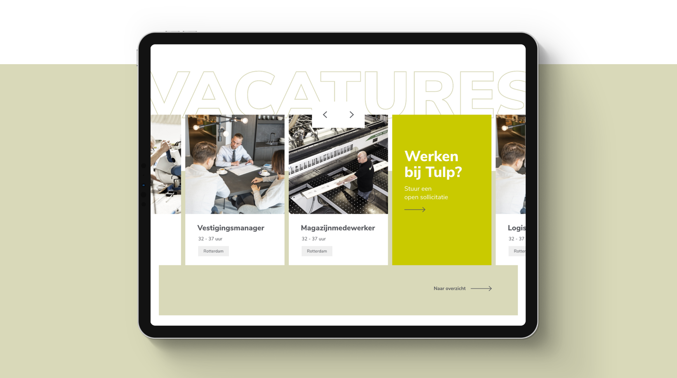 Tulp website ontwikkeling