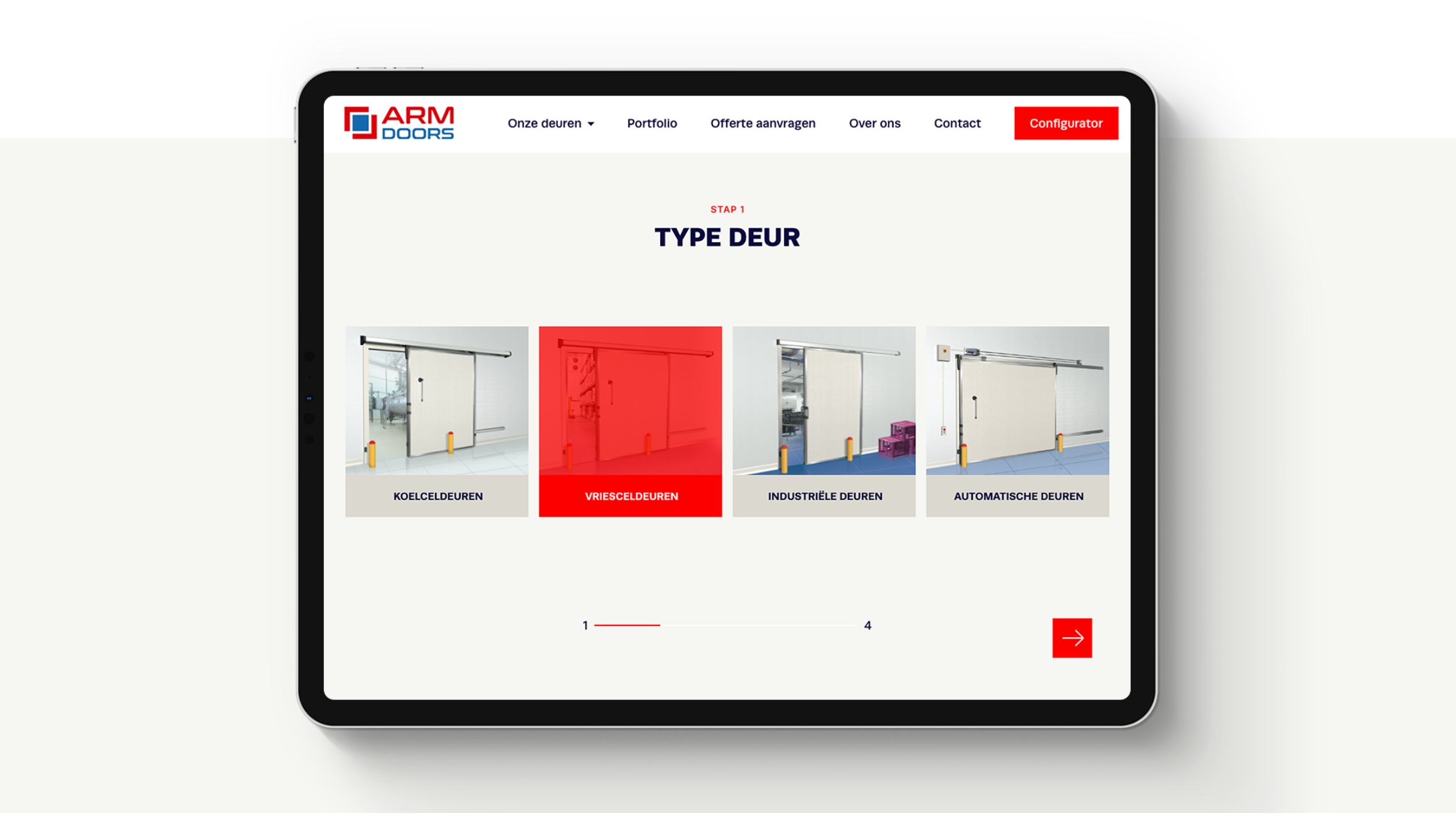 ARM DOORS door configurator