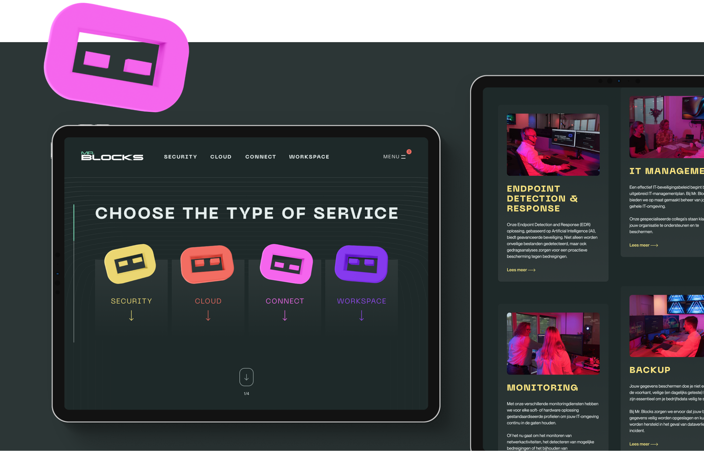 Mr Blocks webdesign