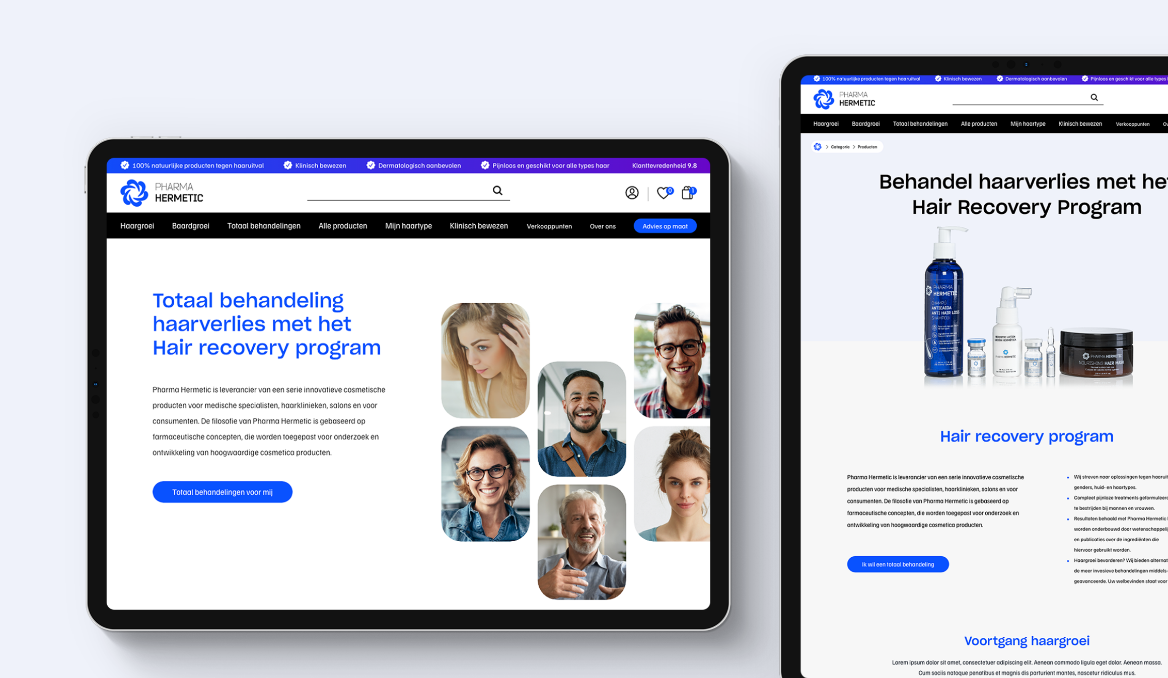 pharma hermetic webdesign