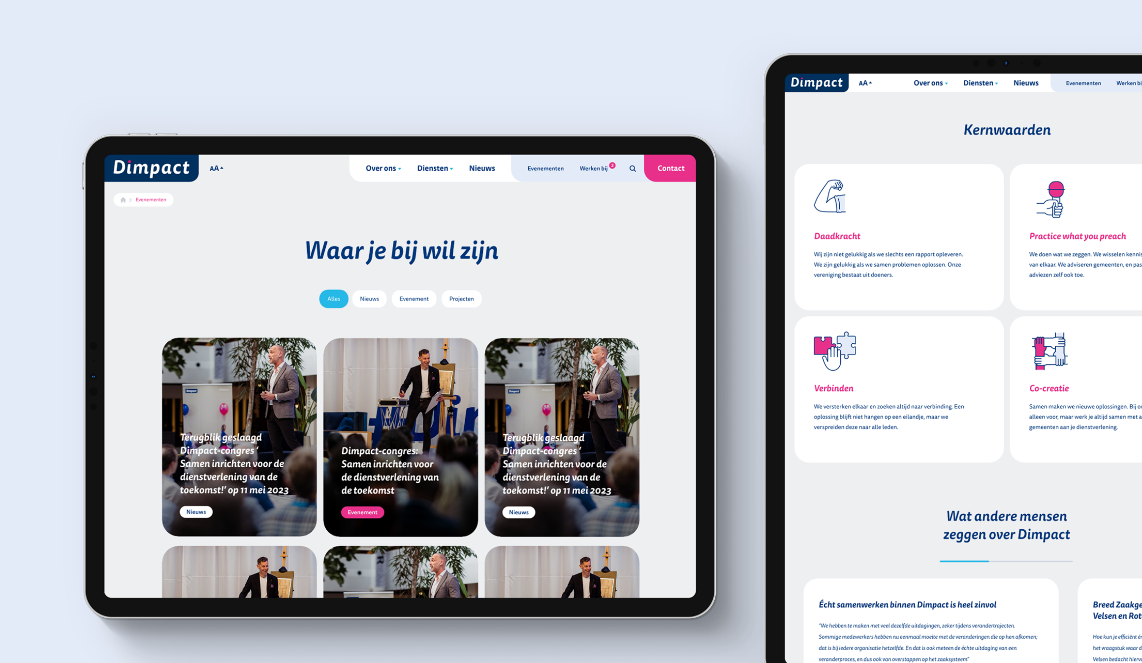DIMPACT Enschede Webdesign