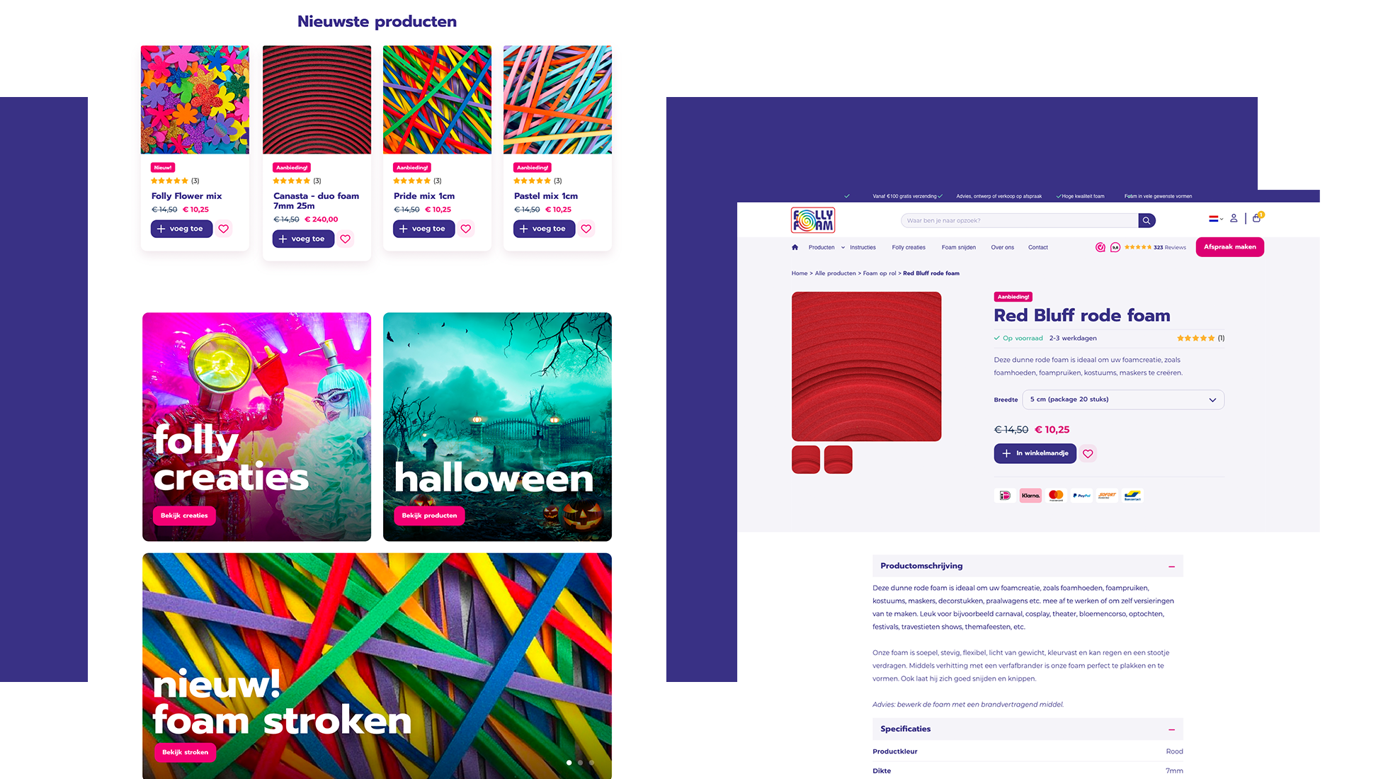 creatief design woocommerce webshop late maken