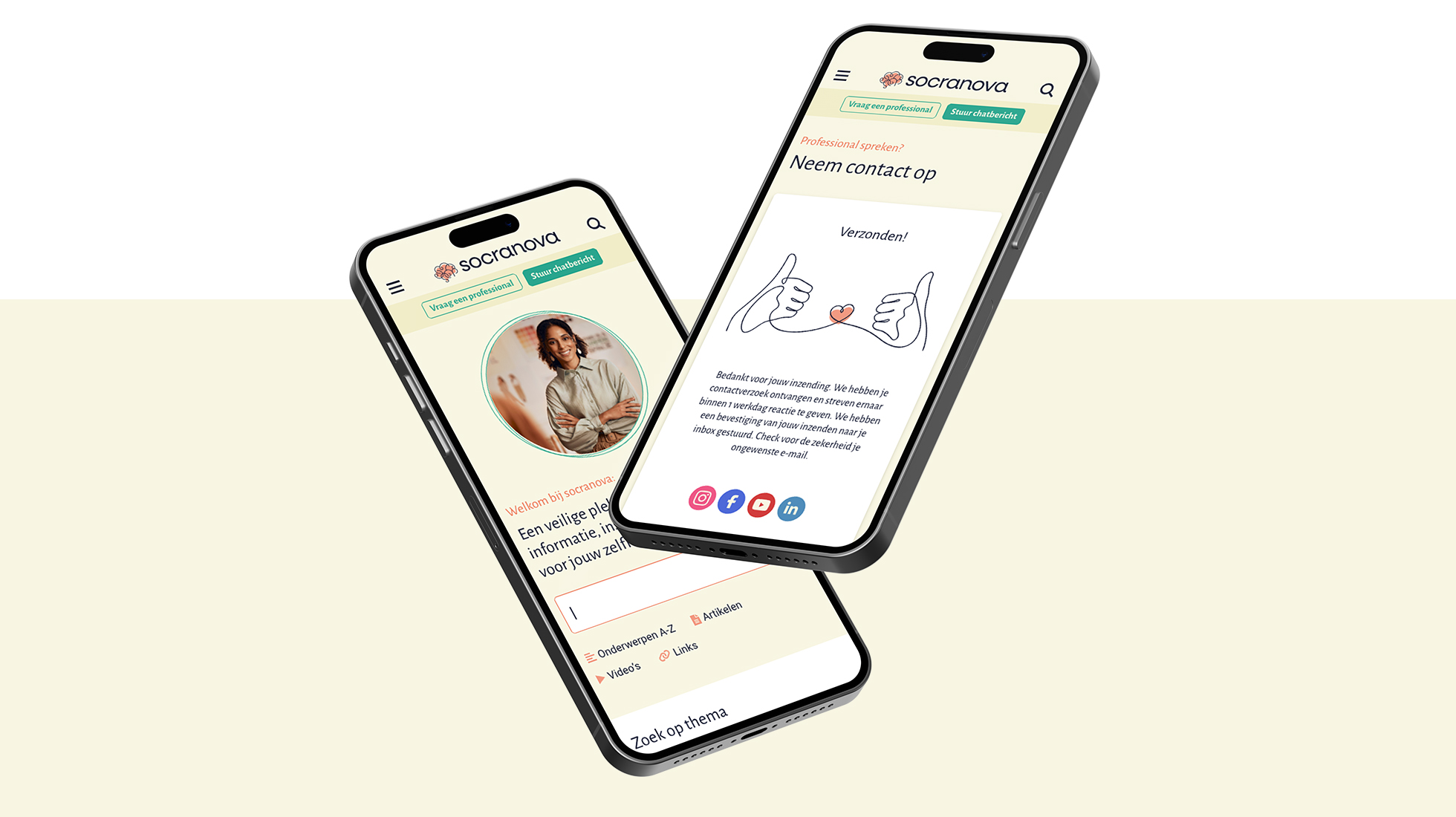 socranova mobiel responsive ontwerp