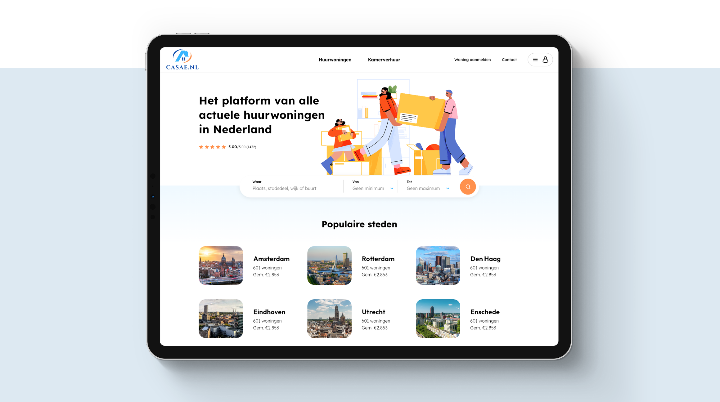 Casae - Hét nummer 1 platform voor huurwoningen