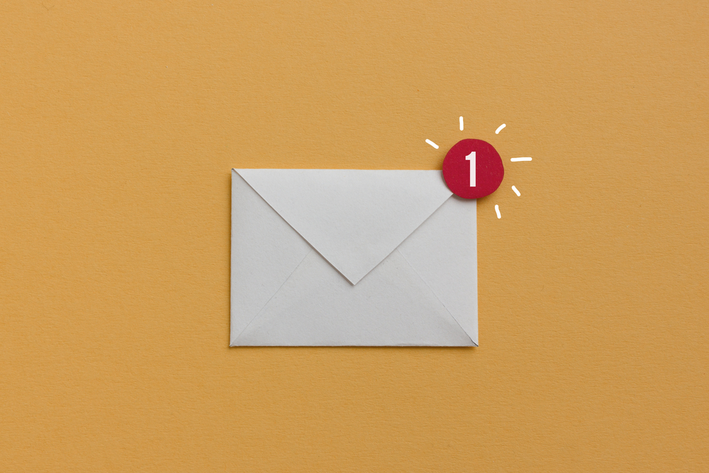 Envelop nieuwe mail