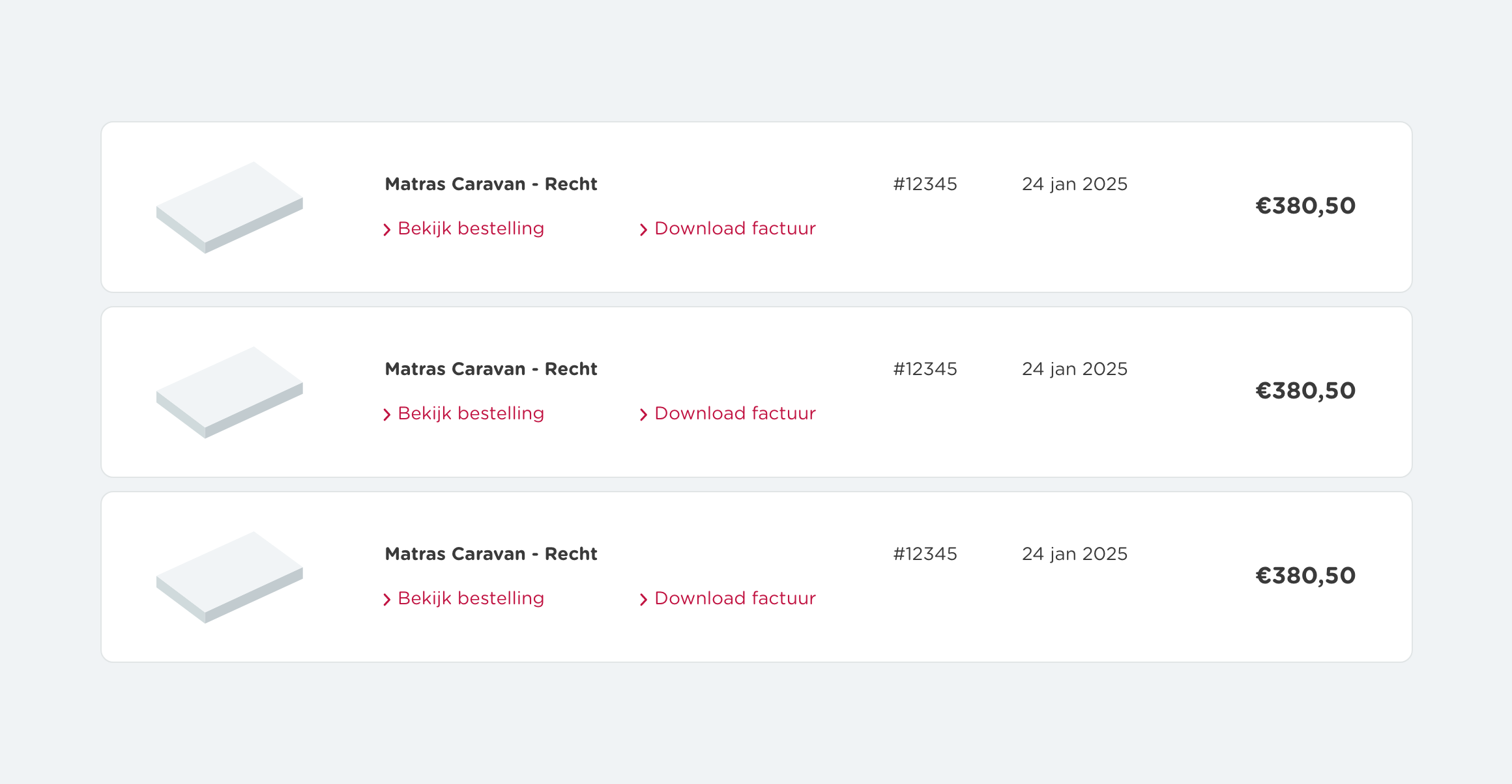 keuze selector configurator matras op maat kopen